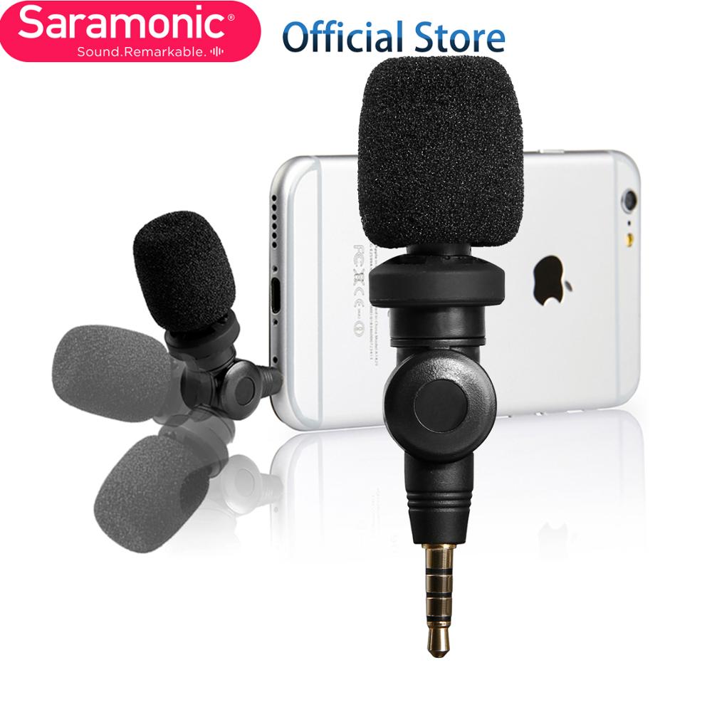 Saramonic SmartMic Professional 3.5mm TRRS Ʈ  ̴ ũ PC ޴ ȭ  iPad  ġ ȵ̵ Vlog